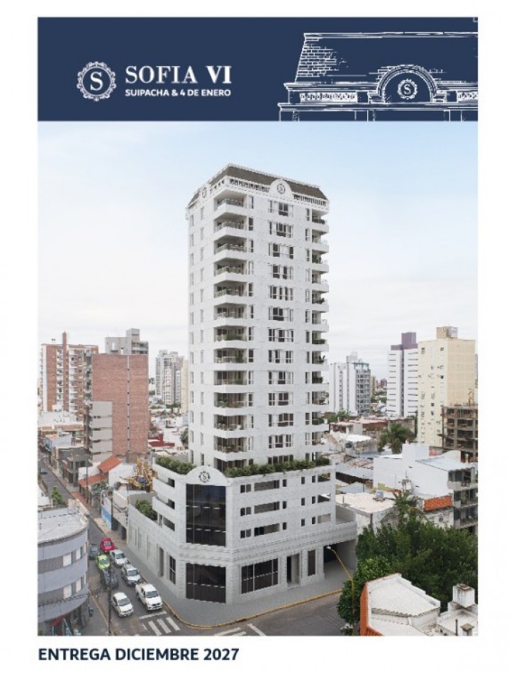 Departamento de 1 dormitorio en Edificio Sofia VI, Suipacha y 4 de Enero, Ciudad de Santa Fe