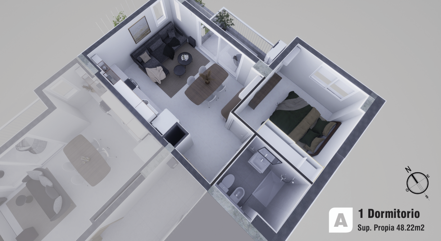 Departamentos de 1 y 2 dormitorios en venta, edificio Sauce 46 en el barrio Constituyentes, Santa Fe